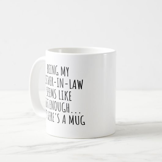 Als mein Schwager, Geschenk von der Braut, Geburts Kaffeetasse (Vorderseite Links)