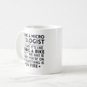 Als Mikrobiologe ist es einfach Kaffeetasse (Vorderseite Links)