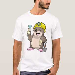 Als Minen mit Shovel & Diamond T-Shirt