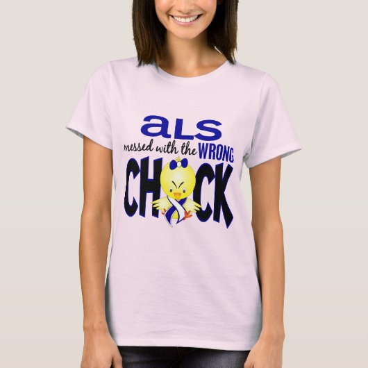 ALS mit dem falschen Schwanz T-Shirt (Vorderseite)