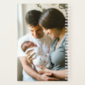 Als Mutter Motivierend Nachricht floraler Chalk be Planer (Rückseite)