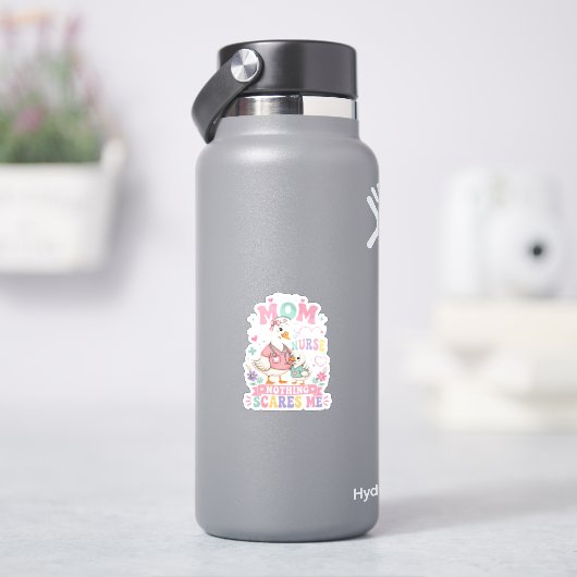 Als Mutter und Krankenschwester süßes Geschenk zum Aufkleber (HydroFlask)