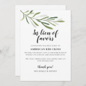 Als Nachfolger der Liebhaber von Hochzeitsspenden Einladung (Vorne/Hinten)