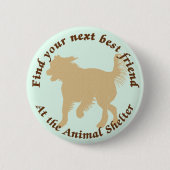 Als Nächstes bester Freund-Knopf 12 Button (Vorderseite)