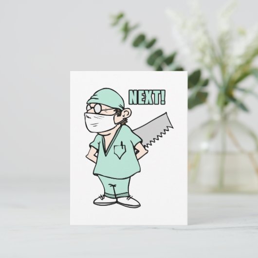 Als Nächstes! Postkarte (Stehend Vorderseite)