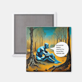 Als Nudist Magnet (Vorderseite/Rückseite)