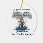 Als oben so unten keramikornament (Links)