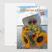 ALS ODDE, Dänemark Grußkarte! Feiertagskarte (Vorne/Hinten)