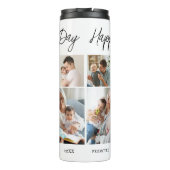 Als Oma Custom 9 FotoCollage gefördert Thermosbecher (Rückseite)