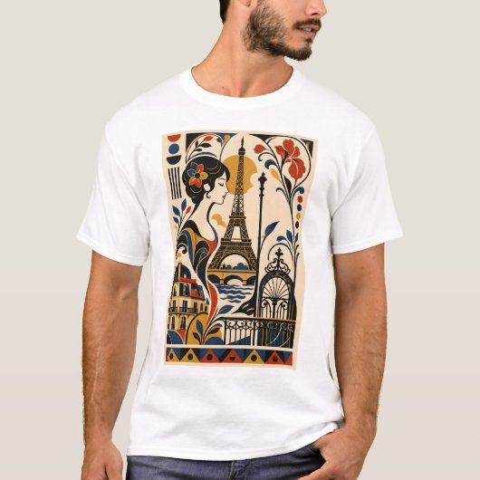 Als Paris blühte T-Shirt (Vorderseite)