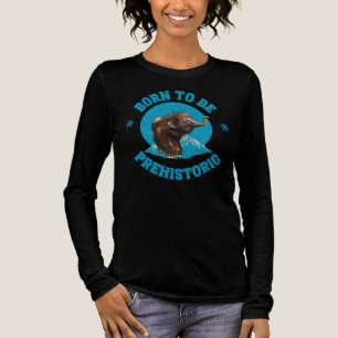 Als prähistorisches Wollhaarmammut-Baby geboren Tri-Blend Shirt