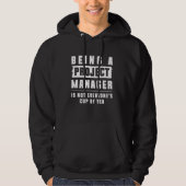 Als Projektmanager-Projektleiter Hoodie (Vorderseite)
