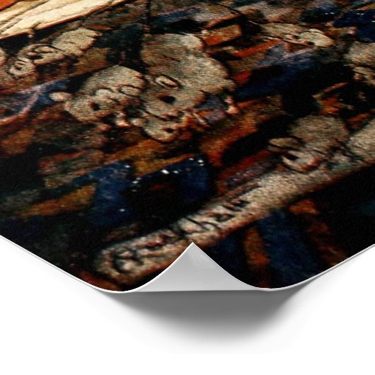 Als Puss die Ratten und Mäuse sah Poster (Ecke)