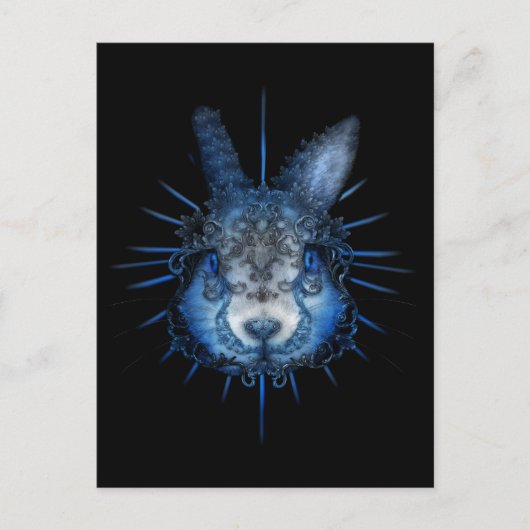 ALS RABBITS WAREN POSTKARTE (Vorderseite)