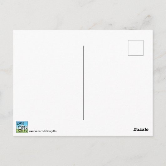 Als Regel befolge ich die Regeln nicht Postkarte (Rückseite)