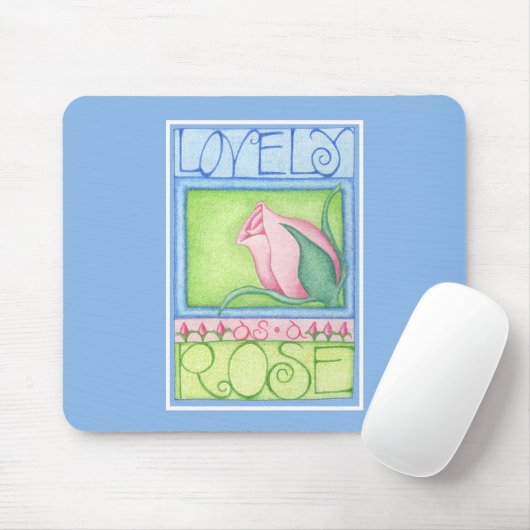 Als Rose Mousepad (Mit Mouse)