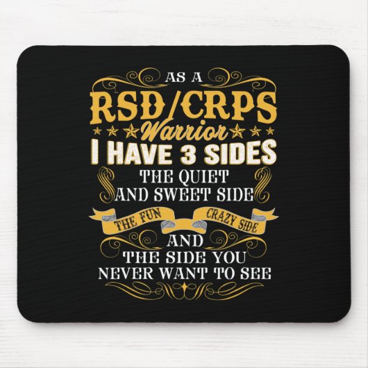 Als RSDCRPS-Krieger habe ich 3 Seiten Spaß Mousepad (Vorne)
