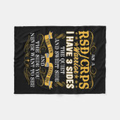 Als Rsdcrps-Krieger habe ich 3 Seiten Spaß T Fleecedecke (Vorderseite (Horizontal))