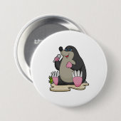 Als Sängerin mit Mikrofon Button (Vorne & Hinten)