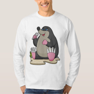 Als Sängerin mit Mikrofon T-Shirt
