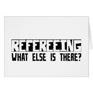 Als Schiedsrichter fungieren, was sonst dort ist?