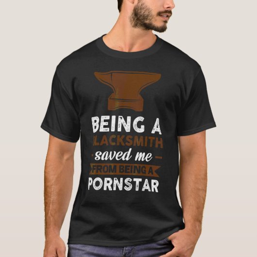 Als Schmied Gerettet Farrier T-Shirt (Vorderseite)