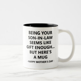 Als Schwiegersohn zu fungieren scheint Geschenk ge Zweifarbige Tasse