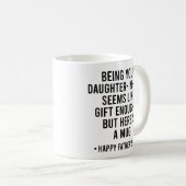 Als Schwiegertochter zu sein scheint ein Geschenk Kaffeetasse (VorderseiteRechts)