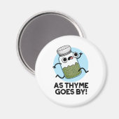 Als sie von lustigen Kräuter Gewürzpuppen kommen Magnet (Vorderseite/Rückseite)