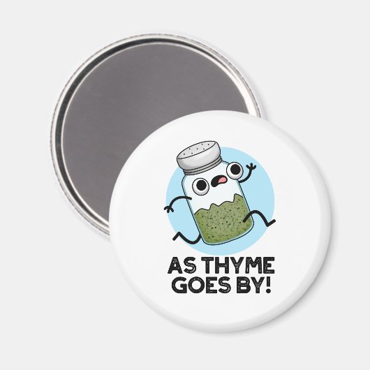 Als sie von lustigen Kräuter Gewürzpuppen kommen Magnet (Vorderseite/Rückseite)