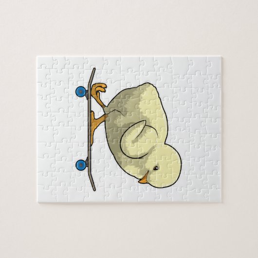 Als Skater mit Skateboard wählen Puzzle (Horizontal)