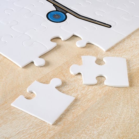 Als Skater mit Skateboard wählen Puzzle (Seite)