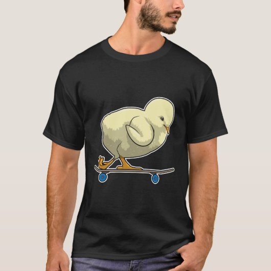 Als Skater mit Skateboard wählen T-Shirt (Vorderseite)