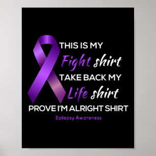 Als T-Shirts ist Epilepsie sich bewusst, dass dies Poster