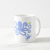 ALS Tassen-Blau-Krake Kaffeetasse (VorderseiteRechts)
