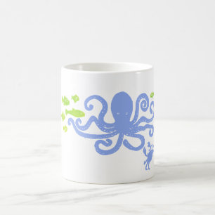 ALS Tassen-Blau-Krake Kaffeetasse
