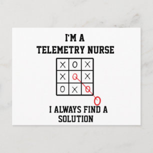 Als Telemetrie-Krankenschwester finde ich immer ei Postkarte