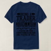 Als Trader ISX27t Easy Stock Forex Trading 1 T-Shirt (Design vorne)