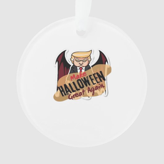 Als Vampire - Mache Halloween wieder groß. Klassis Ornament (Vorderseite)