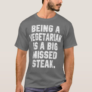 Als vegetarischer Vater von Fleisch Joke Grilling  T-Shirt