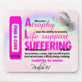 ALS Vertrauen in Gott Mousepad (Vorne)