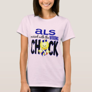 ALS verwirrt mit dem falschen Küken T-Shirt