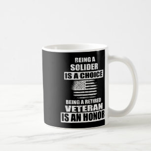 Als Veteran US-Armee-Soldat Unabhängigkeit Veteran Kaffeetasse