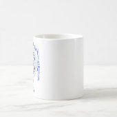 Als Waage geboren Kaffeetasse (Mittel)