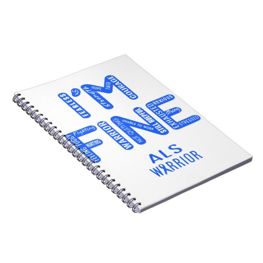 ALS Warrior - ICH BIN FINE Notizblock (Rechte Seite)