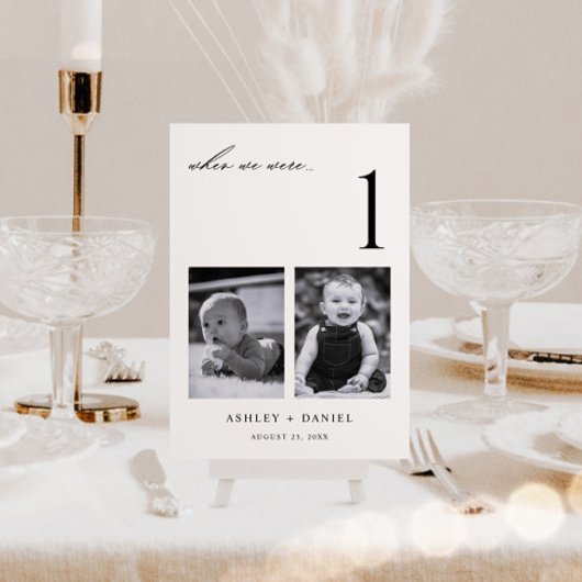 Als wir alt waren Foto Tischnummer