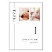 Als wir älter waren, unterzeichnete die Tischnumme Tischnummer (Vorderseite)