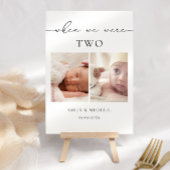 Als wir älter waren, unterzeichnete die Tischnumme Tischnummer