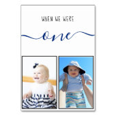 Als wir ein kleines Foto waren, nannten sich die G Tischnummer (Vorderseite)