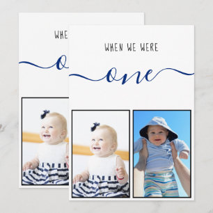 Als wir noch eine große Tischnummer mit Kinderfoto